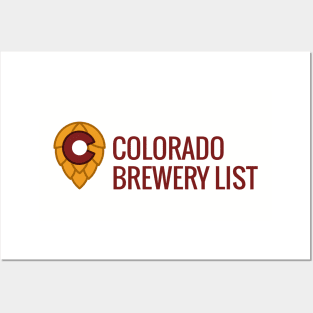 Colorado Brewery List - Logo Light Posters and Art